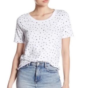 Stateside crew neck star short sleeve sweatshirt